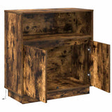 Madia LED Rovere fumé 71 x 34,5 x 75 cm Legno truciolato