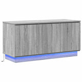 Mobile TV Grigio Sonoma 100 x 38 x 49 cm Legno truciolato