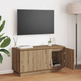 Mobile TV 100 x 38 x 49 cm Rovere artigianale Legno truciolato