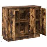 Madia LED Rovere fumé 90 x 32 x 75 cm Legno truciolato