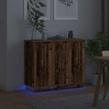 Madia LED Legno vecchio 90 x 32 x 75 cm Legno truciolato