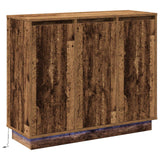 Madia LED Legno vecchio 90 x 32 x 75 cm Legno truciolato