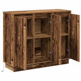 Madia LED Legno vecchio 90 x 32 x 75 cm Legno truciolato