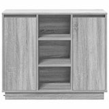 Madia LED Grigio Sonoma 90 x 32 x 75 cm Legno truciolato