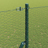 Recinzione esagonale da esterno da fissare a terra 50 x 1,6 m