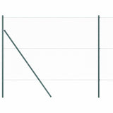 Recinzione con pali. Verde 1.6 x 50 m Acciaio rivestito in PVC