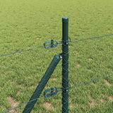 Recinzione con pali. Grigio 0.4 x 100 m