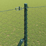 Recinzione con pali. Grigio 1.5 x 100 m