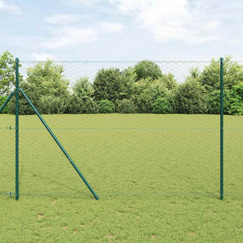 Recinzione con pali. Grigio 1.5 x 100 m