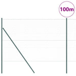 Recinzione con pali. Grigio 1.5 x 100 m