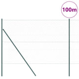 Recinzione con pali. Grigio 1.5 x 100 m