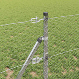 Palo della recinzione Argento 10 x 0,6 m (rete da 25 mm)