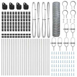 Recinzione con pali. Argento 0.5 x 50 m