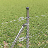 Recinzione con pali. Argento 0.8 x 50 m