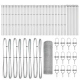 Recinzione con pali. Argento 0.5 x 100 m