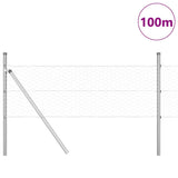 Palo della recinzione Argento 100 x 0,5 m (maglia 36 mm)