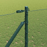 Recinzione in rete saldata con punte 10 x 1 m (L x H)
