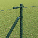 Recinzione in rete saldata con punte 10 x 1,5 m (L x H)