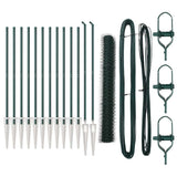 Recinzione in rete saldata con punte 25 x 1,4 m (P x H)