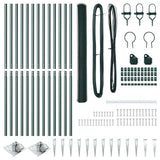 Recinzione in rete saldata con punte 25 x 1,5 m (P x H)