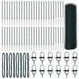 Recinzione in rete saldata con punte 100 x 0,4 m (L x H)