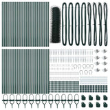 Recinzione in rete saldata con punte 100 x 0,4 m (L x H)