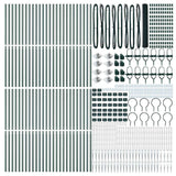 Recinzione in rete saldata con punte 100 x 1,2 m (L x H)
