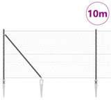 Recinzione in rete saldata con punte 10 x 1,4 m (L x H)