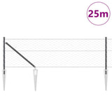 Recinzione in rete saldata con punte 25 x 0,6 m (P x H)