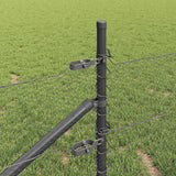 Recinzione esagonale da esterno con palo 50 x 0,4 m Grigio Rete