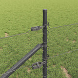 Recinzione esagonale da esterno con palo 100 x 1 m Grigio Rete