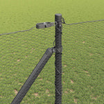 Recinzione con pali. Grigio 1.2 x 100 m