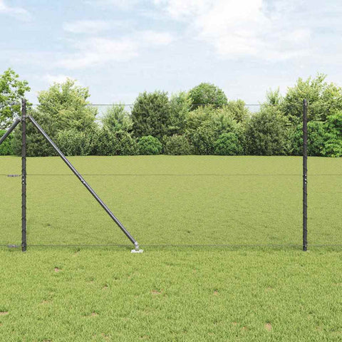 Recinzione con pali. Grigio 1.2 x 100 m