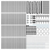 Recinzione in rete saldata con punte 100 x 1,6 m (L x H)
