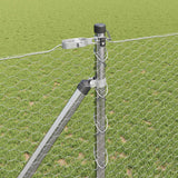 Recinzione in rete saldata con punte 10 x 1,2 m (P x A)