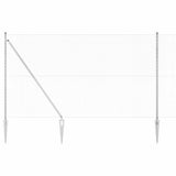 Recinzione in rete saldata con punte 10 x 1,5 m (L x H)