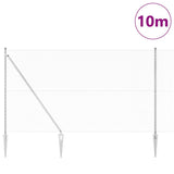 Recinzione in rete saldata con punte 10 x 1,5 m (L x H)