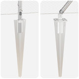 Palo della recinzione Argento 25 x 0,6 m (rete da 13 mm)