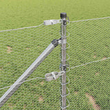 Palo della recinzione Argento 25 x 0,6 m (rete da 13 mm)