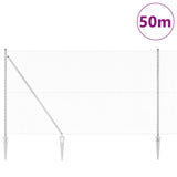 Recinzione in rete saldata con punte 50 x 1,5 m (L x H)