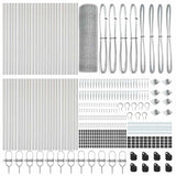 Recinzione con pali. Argento 0.5 x 100 m