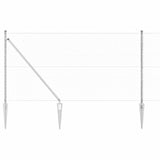 Recinzione in rete saldata con punte 100 x 1,2 m (L x H)