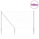 Recinzione esagonale con palo 100 x 1,4 m Acciaio zincato Rete