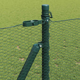 Recinzione esagonale per esterni con base in cemento 10 x 1 m