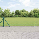 Recinzione esagonale con base in cemento 25 x 0,6 m Verde Rete