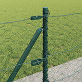 Recinzione esagonale per esterni con base in cemento 25 x 0,6 m