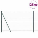 Recinzione esagonale per esterni con base in cemento 25 x 1,6 m