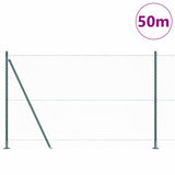 Recinzione esagonale per esterni con base in cemento 50 x 1,5 m