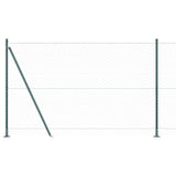 Recinzione esagonale per esterni con base in cemento 50 x 1,6 m