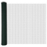 Recinzione con pali. Verde 0.8 x 100 m Acciaio rivestito in PVC